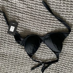 Black bikini top